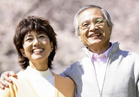 仲の良い老夫婦