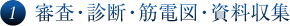 1 審査・診断・筋電図・資料収集